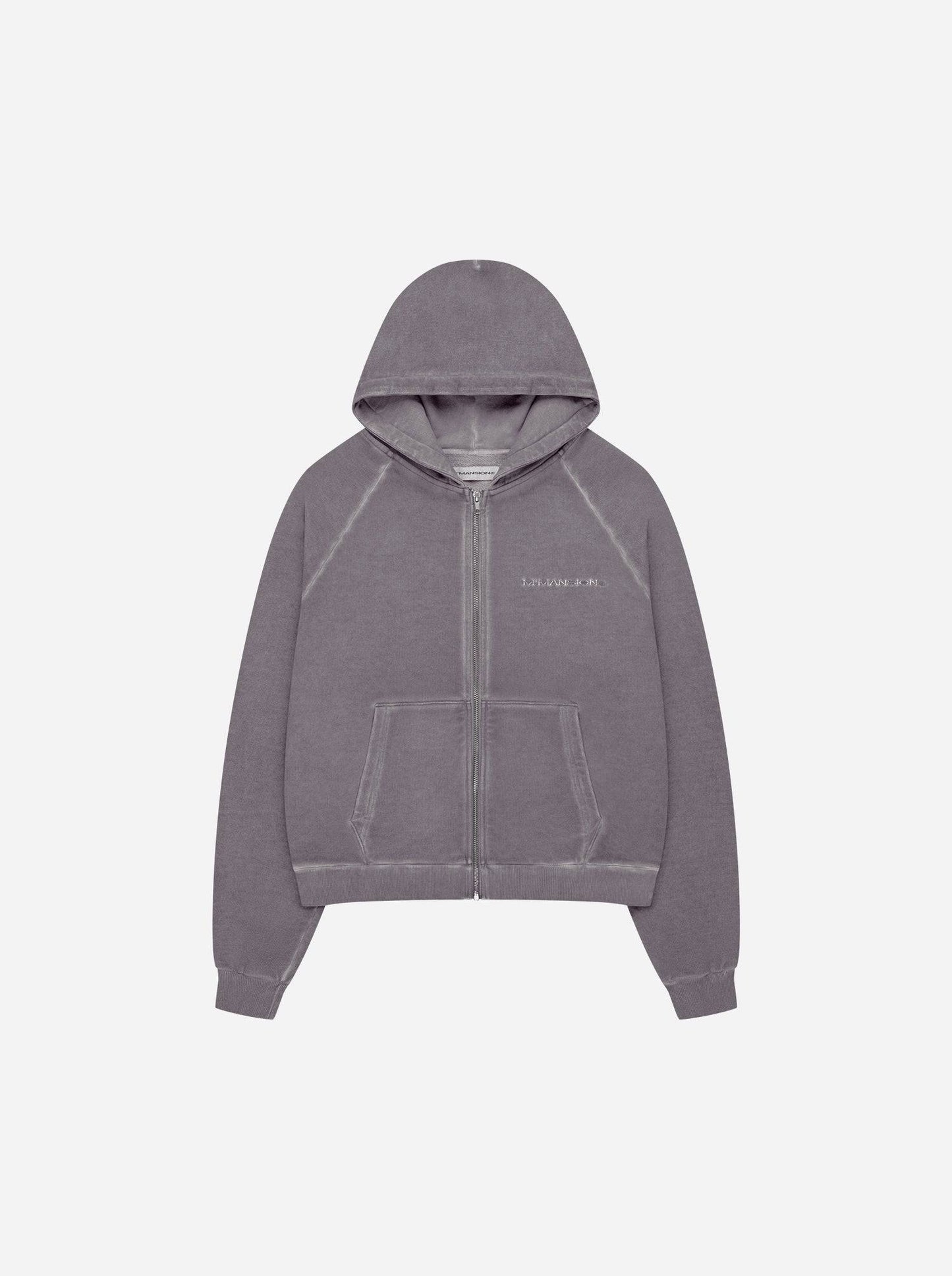 WASHED LINE - ZIP-UP - SPIRIT PURPLE - Moonlight Mansion