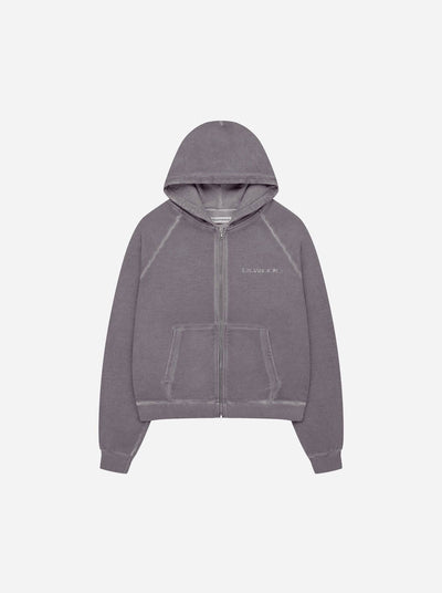 WASHED LINE - ZIP-UP - SPIRIT PURPLE - Moonlight Mansion