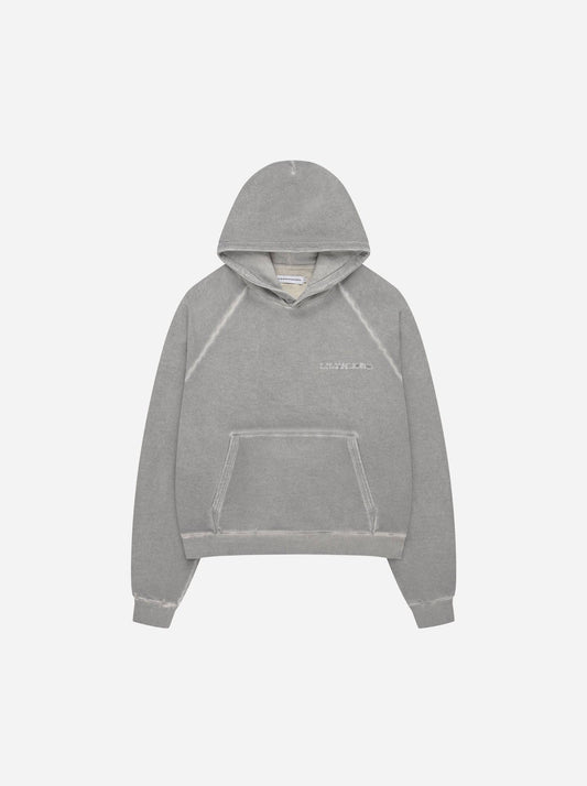 WASHED LINE - HOODIE - IVORY BEIGE - Moonlight Mansion