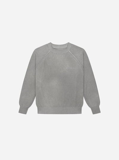 WASHED LINE - KNITSWEATER - IVORY BEIGE - Moonlight Mansion