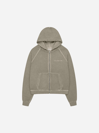WASHED LINE - ZIP-UP - DESERT YELLOW - Moonlight Mansion
