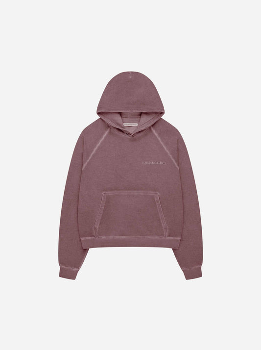 WASHED LINE - HOODIE - ROYAL RED - Moonlight Mansion