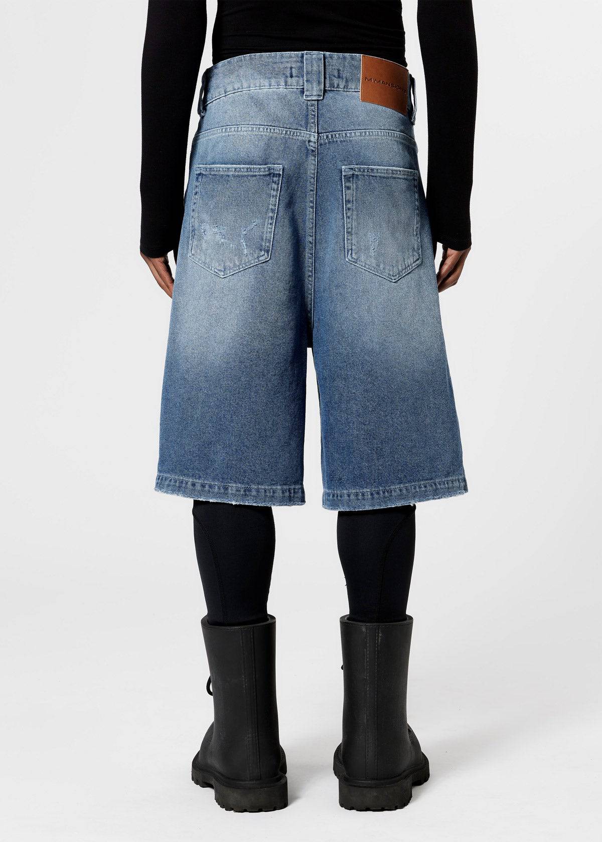 SILHOUETTE JORTS - LIGHT BLUE - Moonlight Mansion