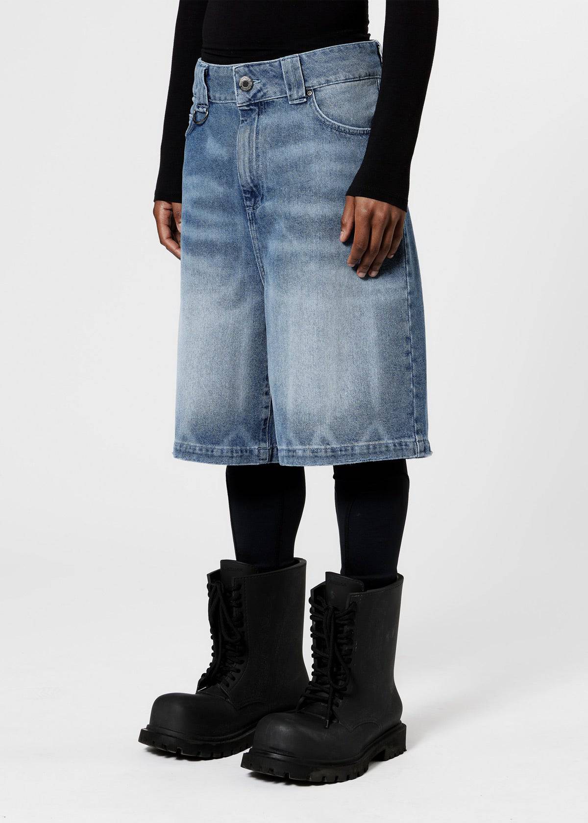 SILHOUETTE JORTS - LIGHT BLUE - Moonlight Mansion