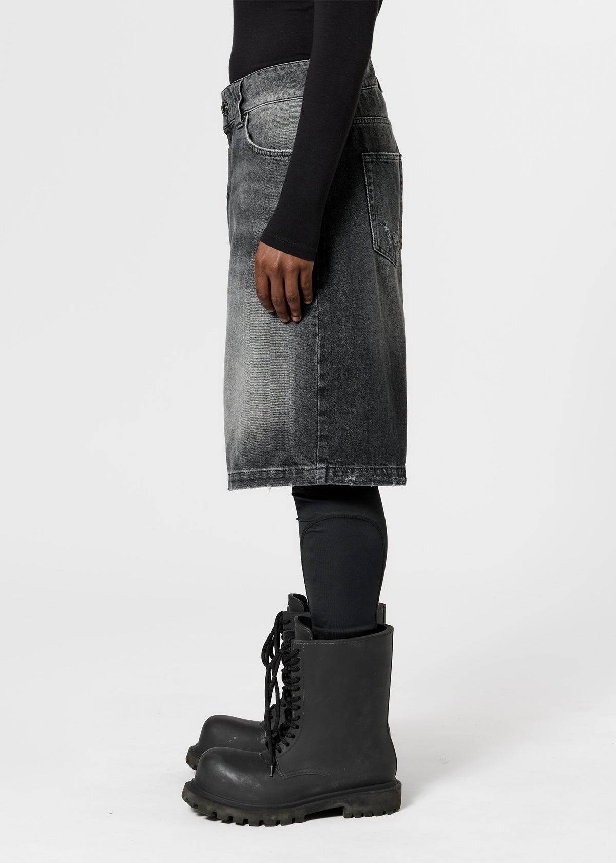 SILHOUETTE JORTS - STONE GRAY - Moonlight Mansion