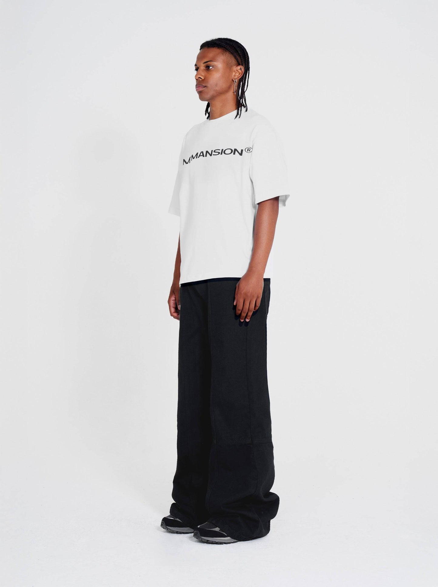 "MMANSION" T-SHIRT - White