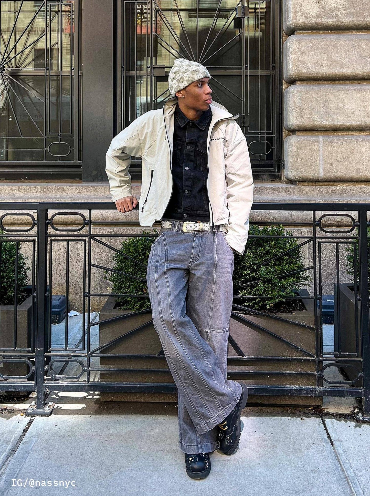 CONSTRUCTION DENIM GREY - Moonlight Mansion