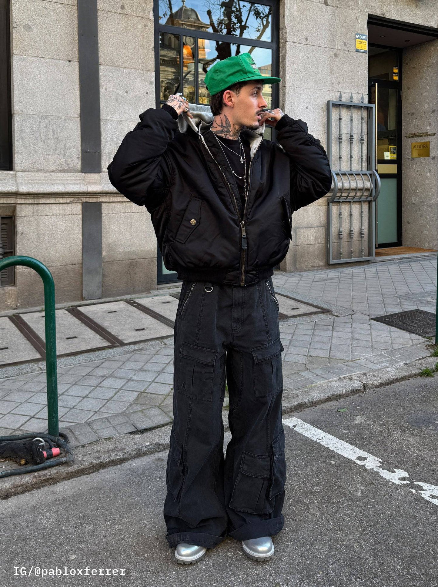 Military Cargopants - Black - Moonlight Mansion