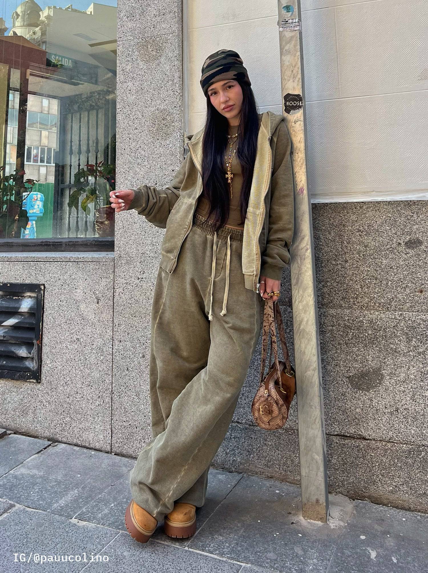 WASHED LINE - SWEATPANTS - DESERT YELLOW - Moonlight Mansion