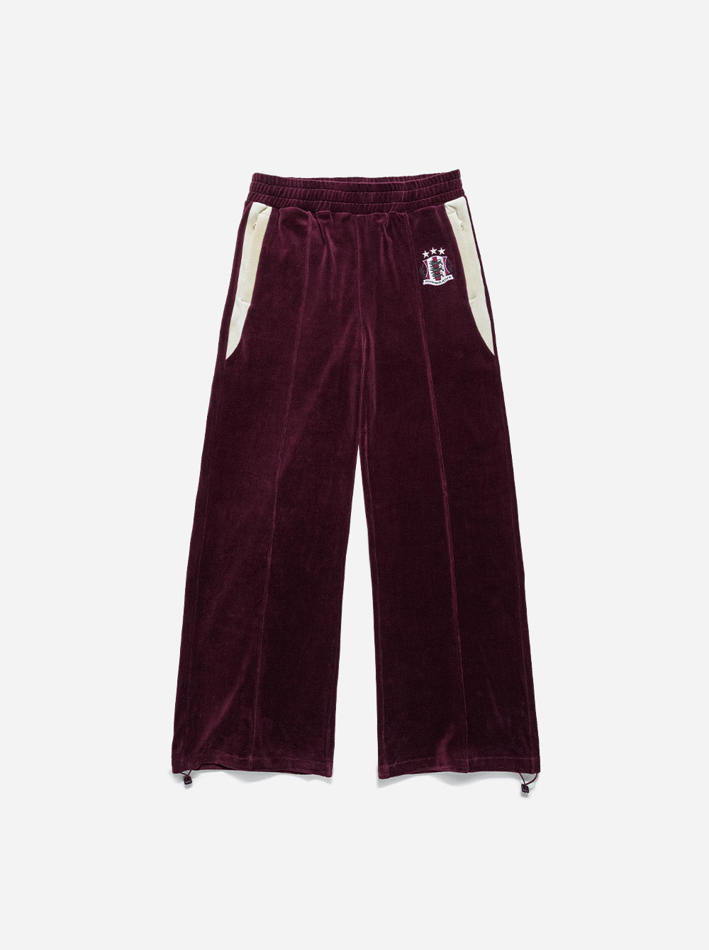 OCOBHRK VELVET PANTS - BORDEAUX | Moonlight Mansion