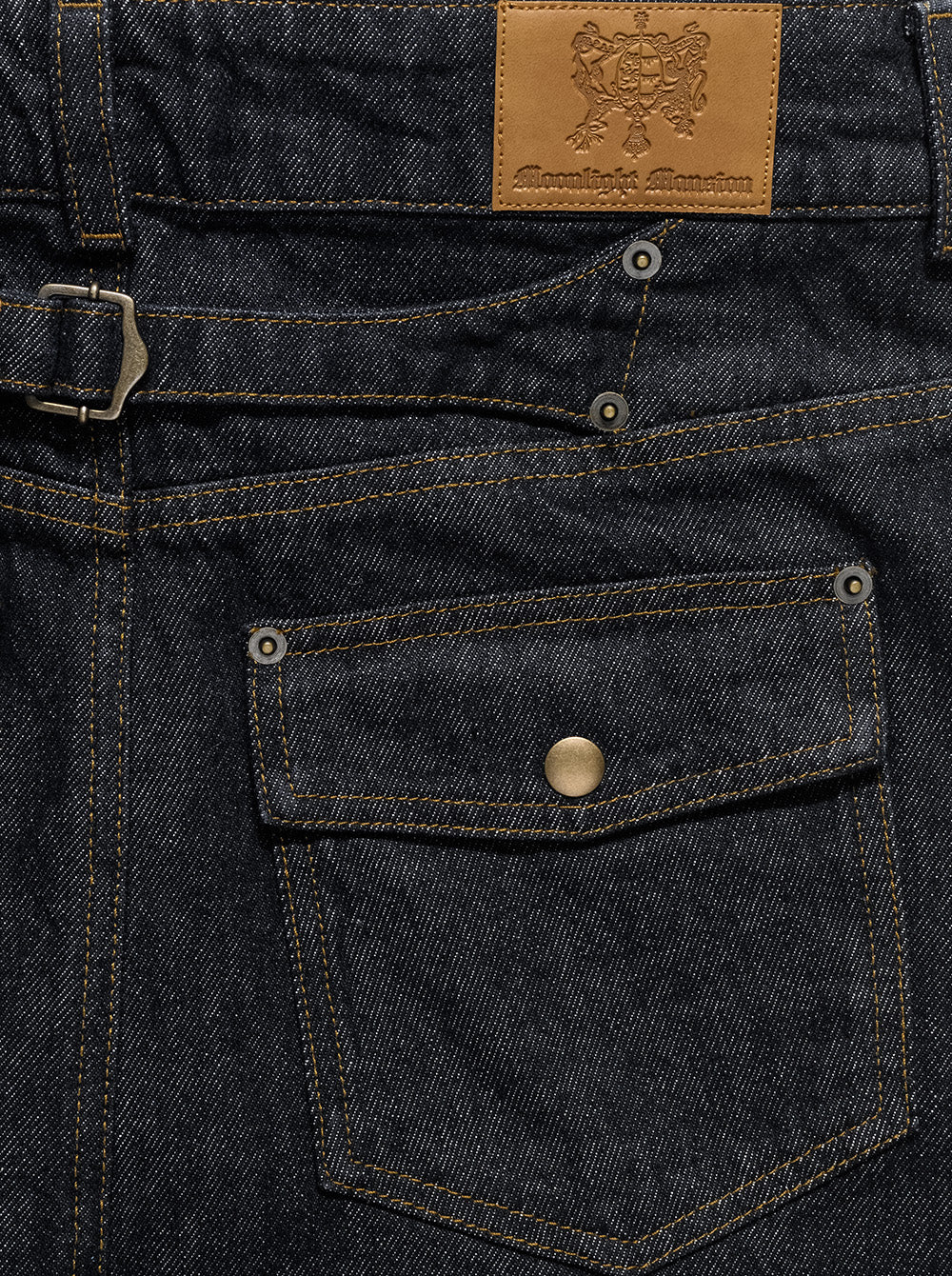 RAW DENIM - BLACK - Moonlight Mansion
