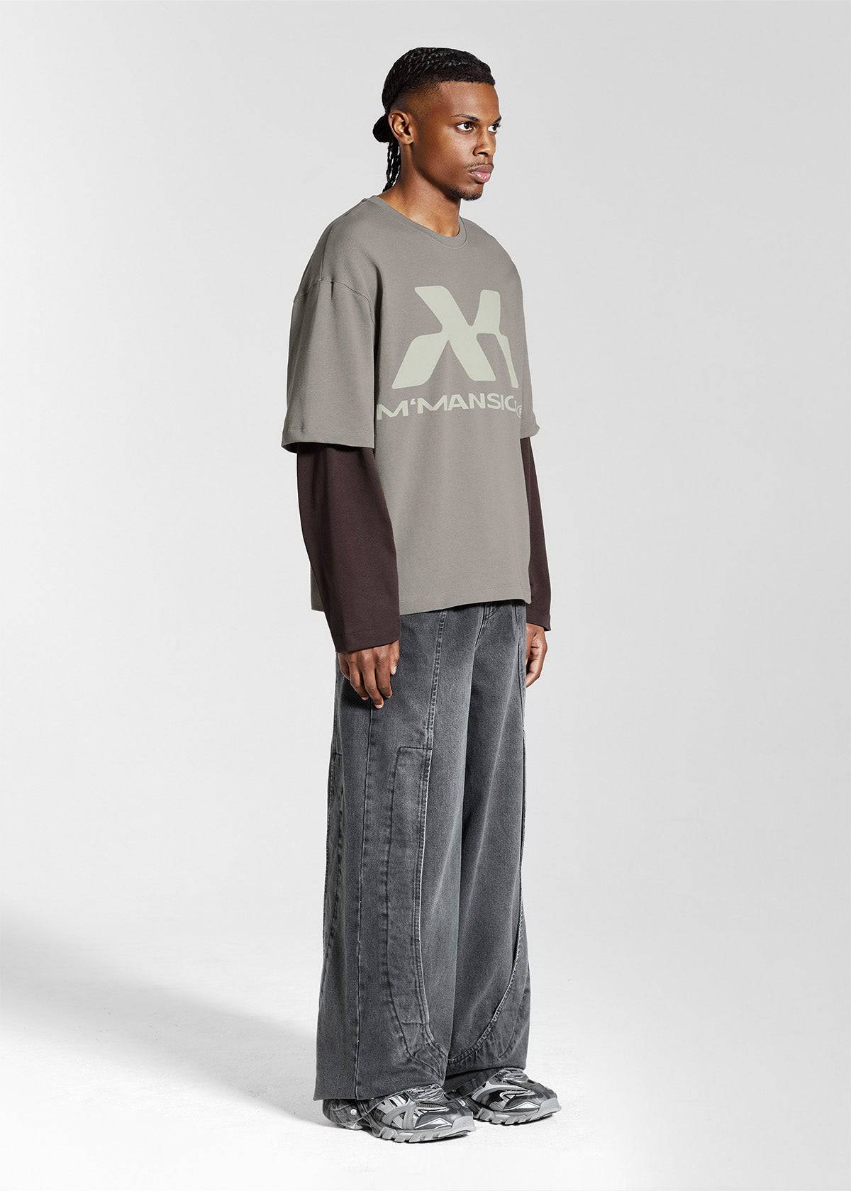 TRACK LONGSLEEVE - BROWN - Moonlight Mansion