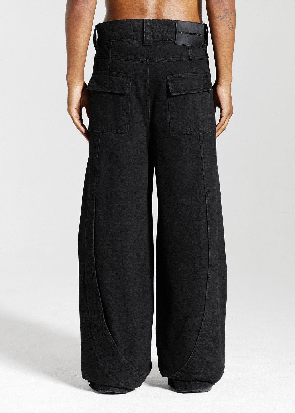 PANEL DENIM - BLACK - Moonlight Mansion