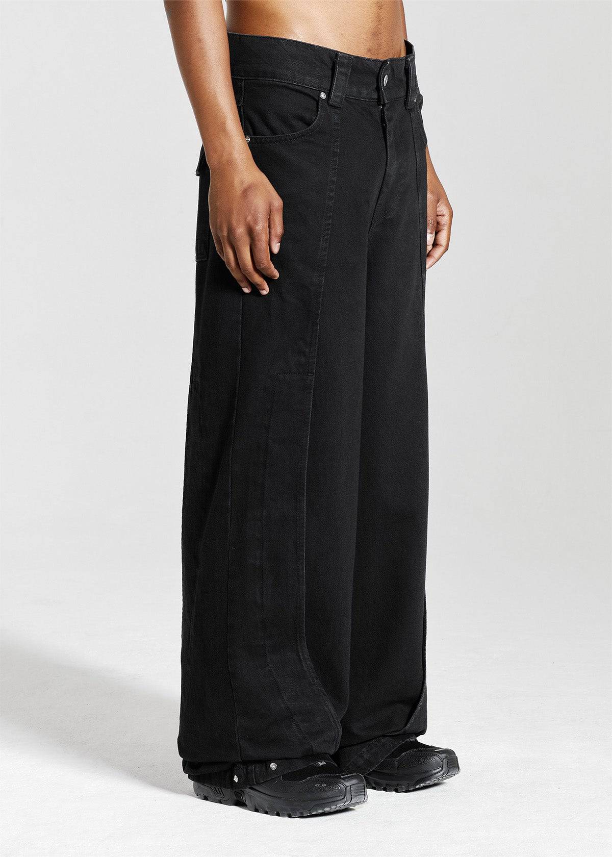 PANEL DENIM - BLACK - Moonlight Mansion