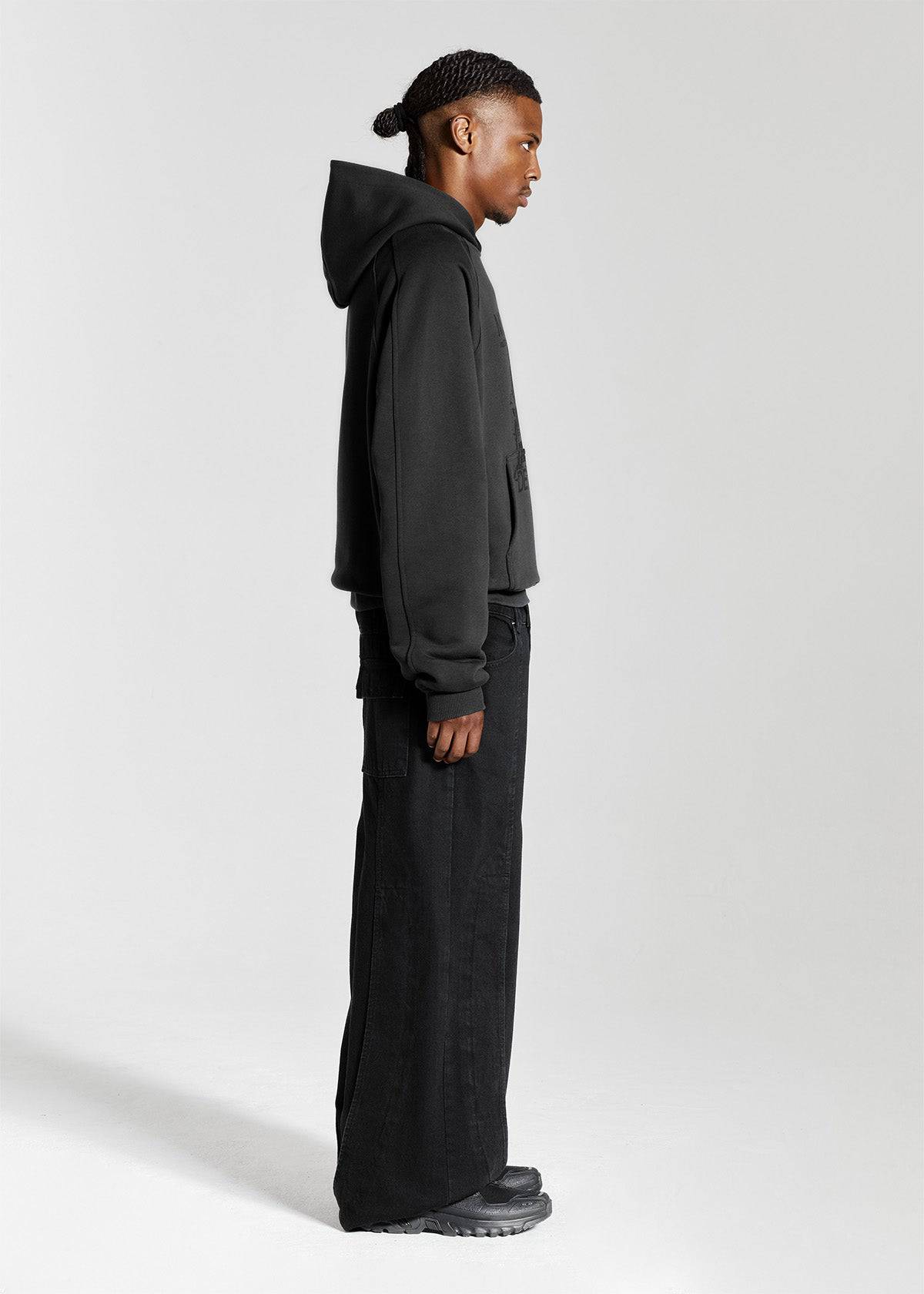MANOIR HOODIE - DARK GREY - Moonlight Mansion