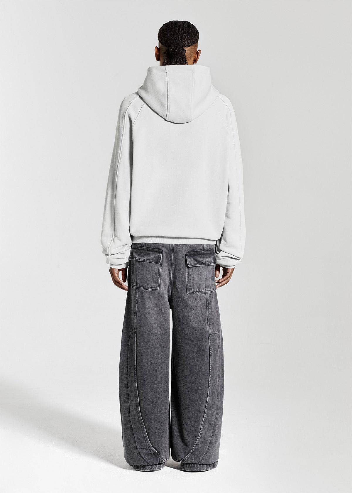 MANOIR HOODIE - LIGHT GREY - Moonlight Mansion