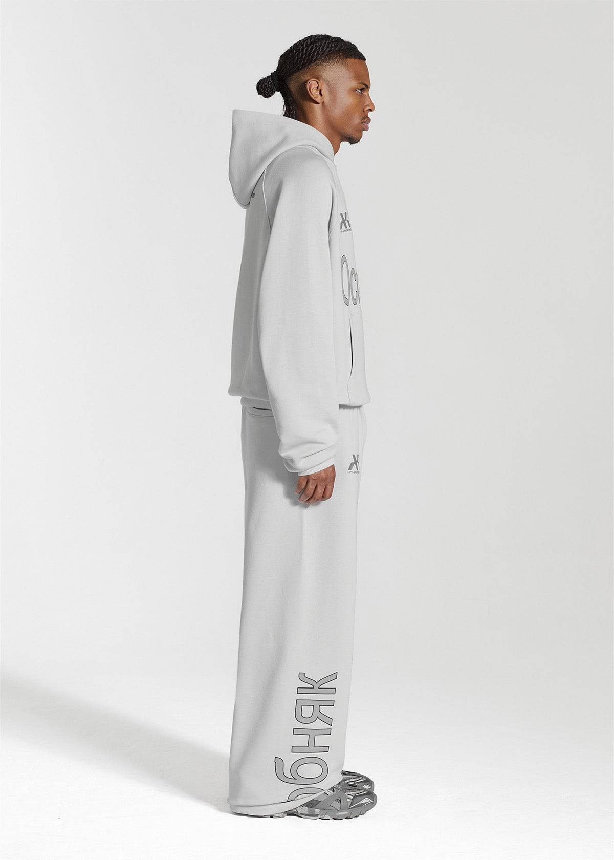 OCOBHRK HOODIE - LIGHT GREY - Moonlight Mansion