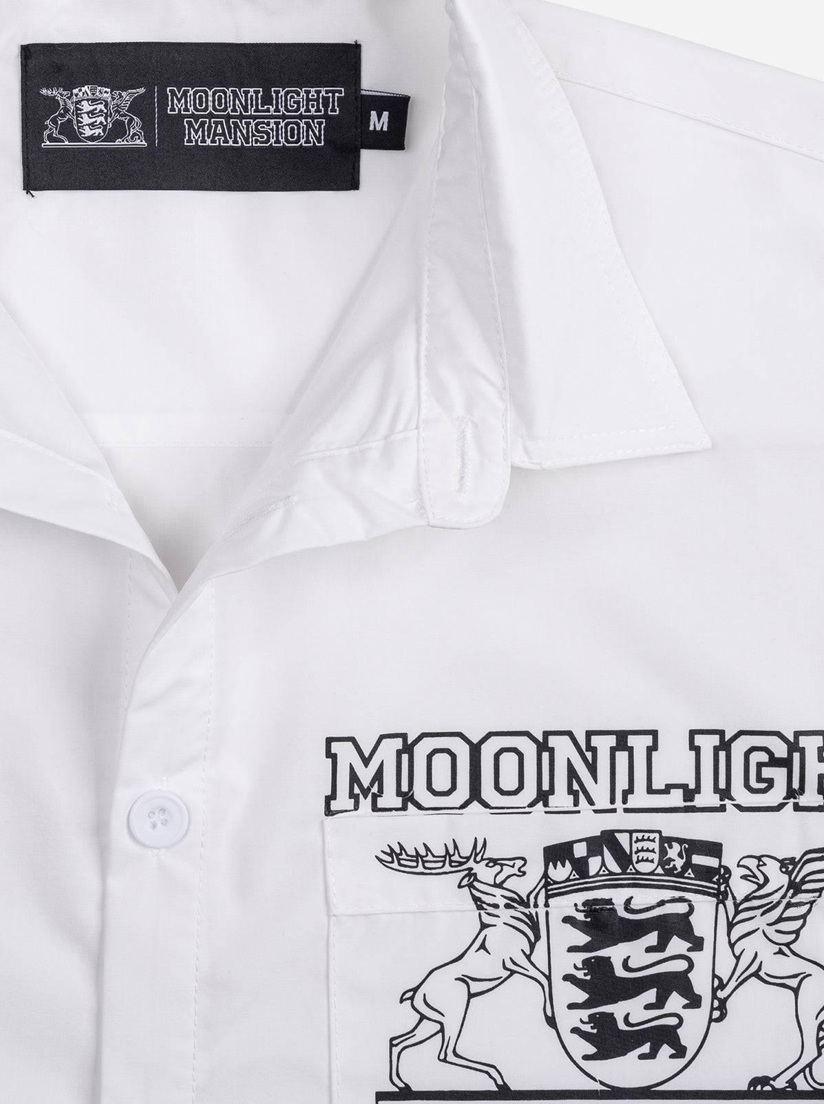 "Back2Business" Shirt - White - Moonlight Mansion