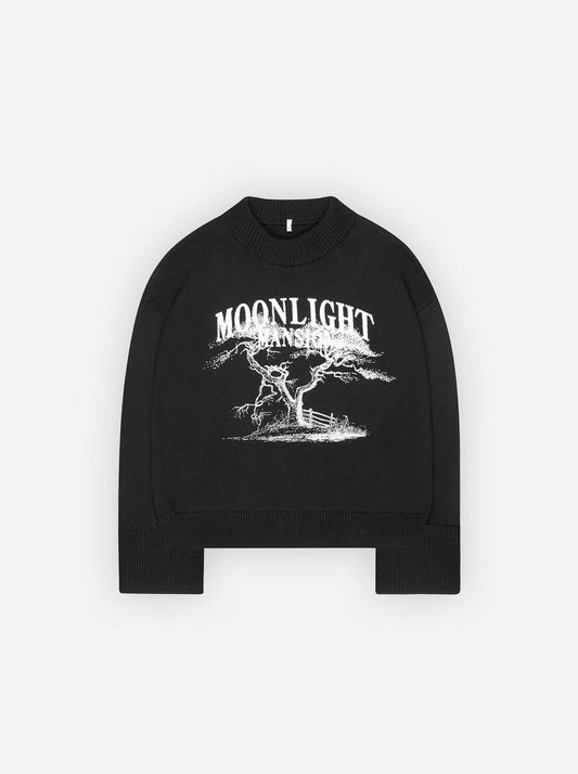*TREE KNITSWEATER - Moonlight Mansion