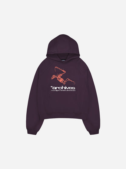 *ARCHIVES HOODIE - Dark Purple