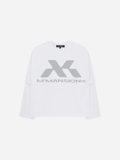 TRACK LONGSLEEVE - WHITE