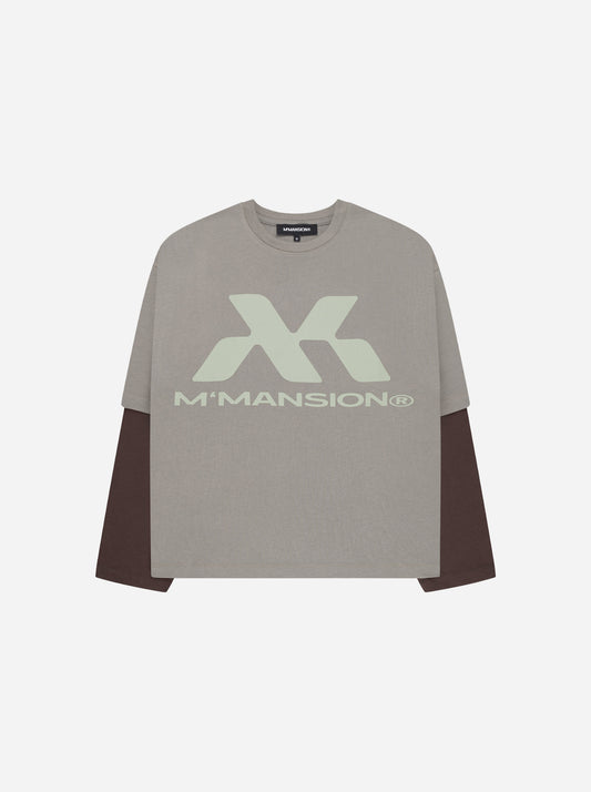 TRACK LONGSLEEVE - BROWN