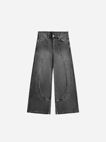 PANEL DENIM - GREY