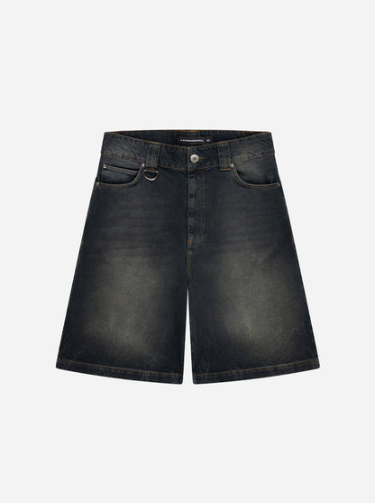 SILHOUETTE JORTS - YELLOW BLUE