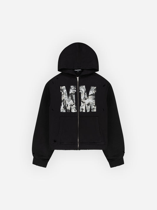 MM24 ZIP-HOODIE - BLACK