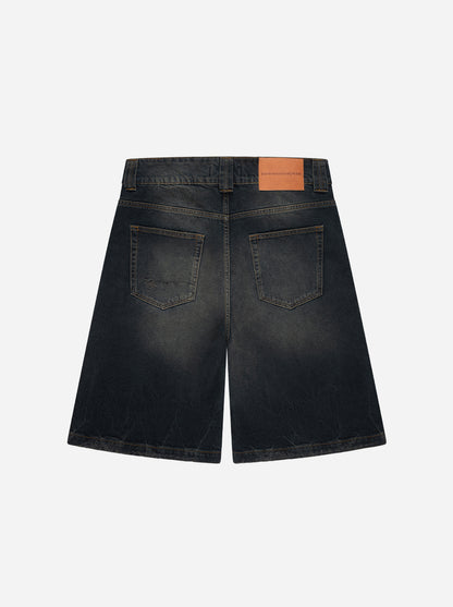 SILHOUETTE JORTS - YELLOW BLUE