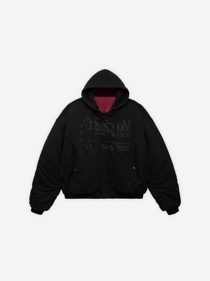 UNIFORM BOMBER - BORDEAUX / BLACK