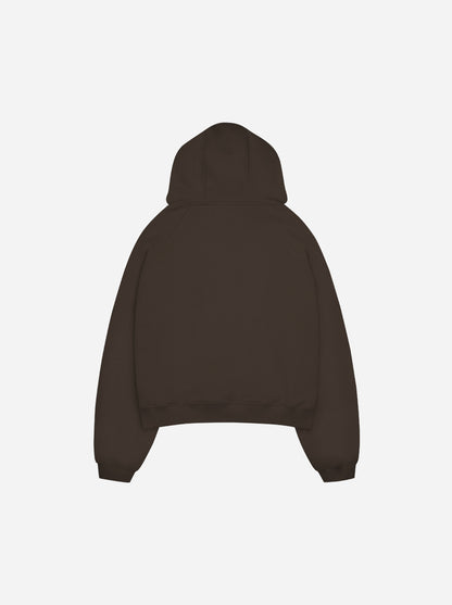 *ARCHIVES HOODIE - Dark Brown