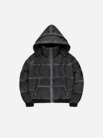 WASHED PUFFER BLACK