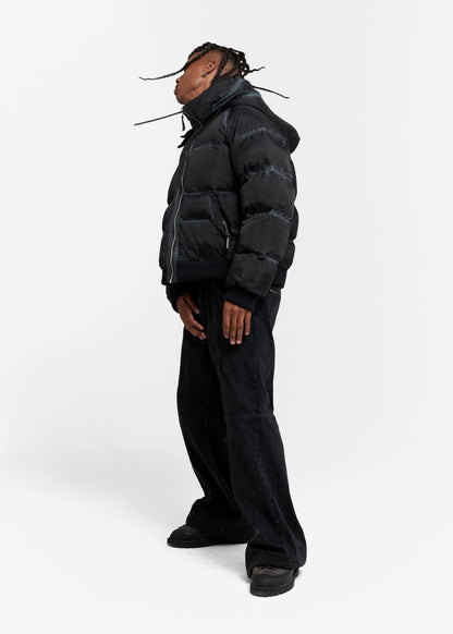 WASHED PUFFER BLACK