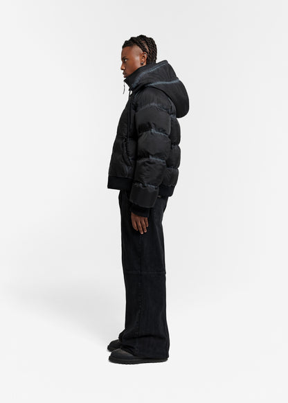 WASHED PUFFER BLACK