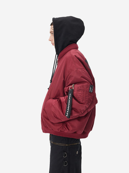 UNIFORM BOMBER - BORDEAUX / BLACK