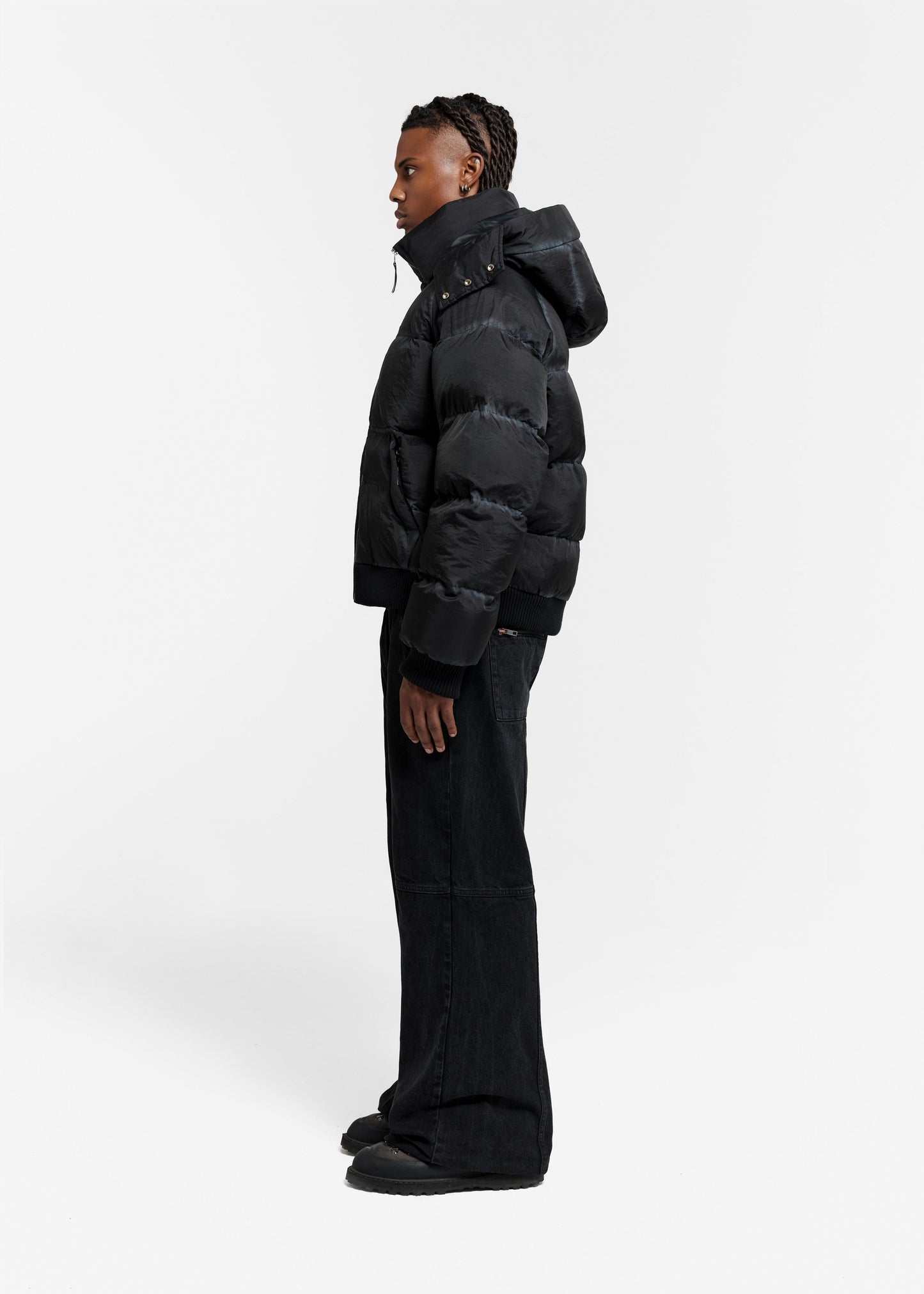 WASHED PUFFER BLACK