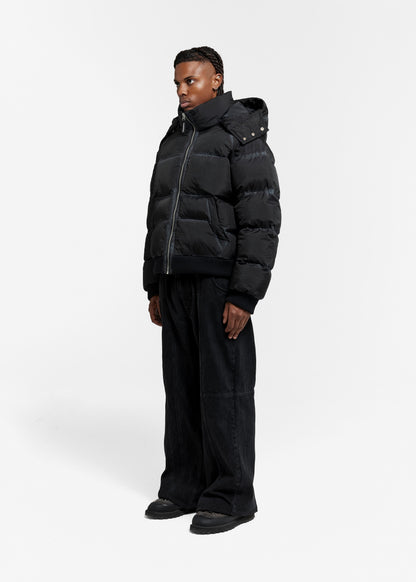 WASHED PUFFER BLACK