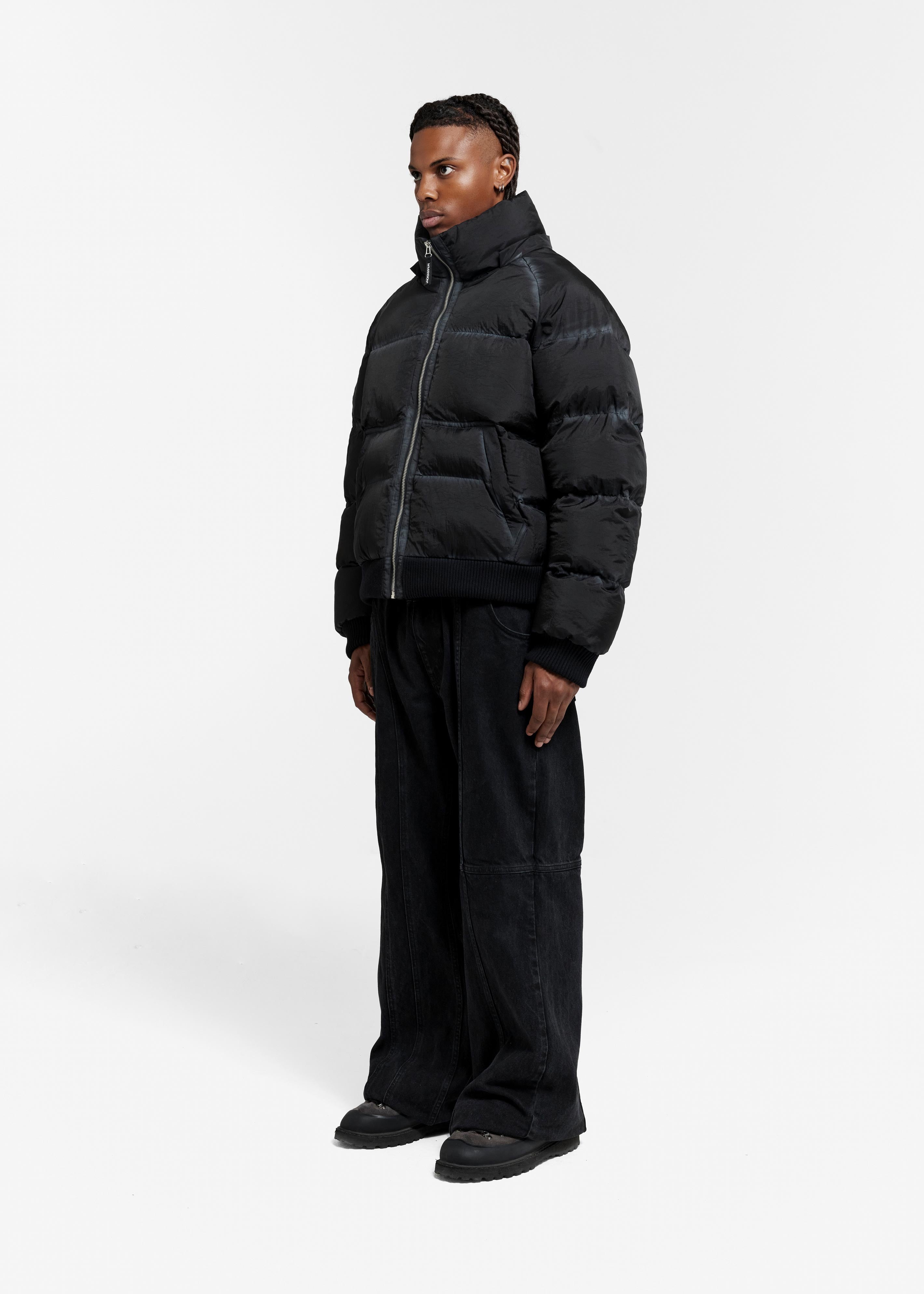 WASHED PUFFER BLACK