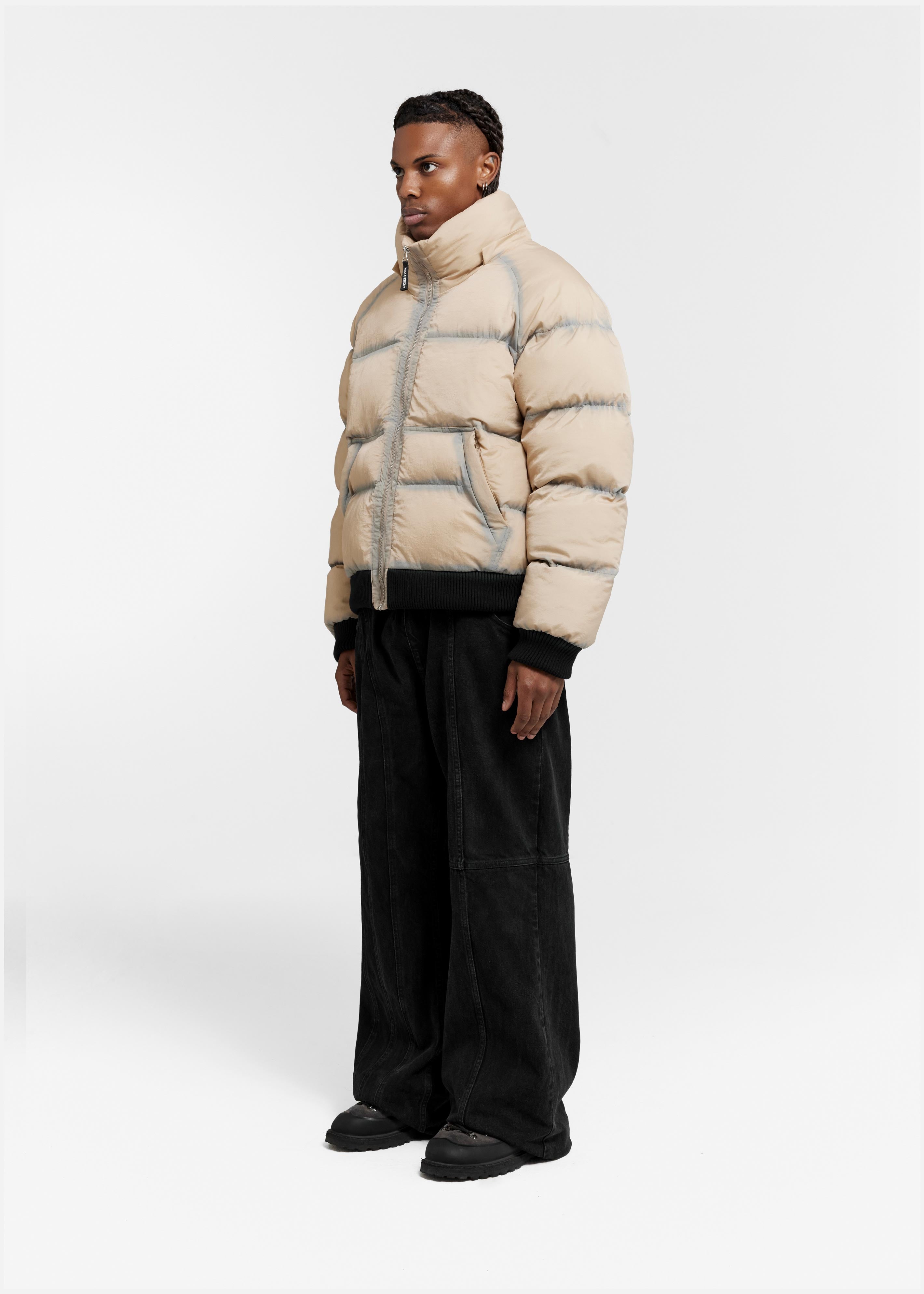 Beige puffer cheap