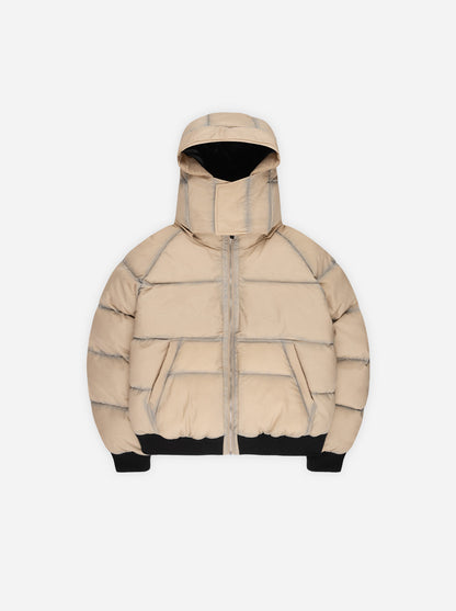 WASHED PUFFER BEIGE