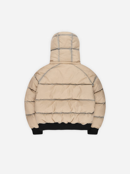 WASHED PUFFER BEIGE