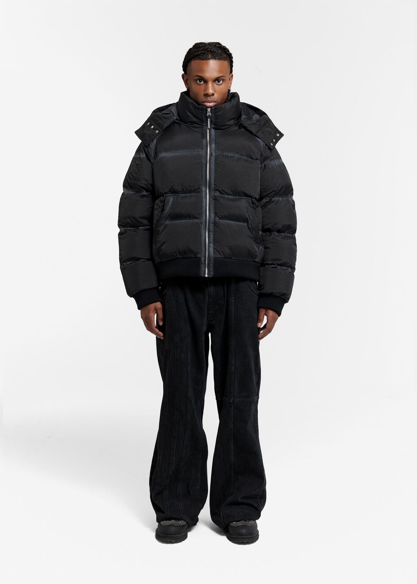 WASHED PUFFER BLACK