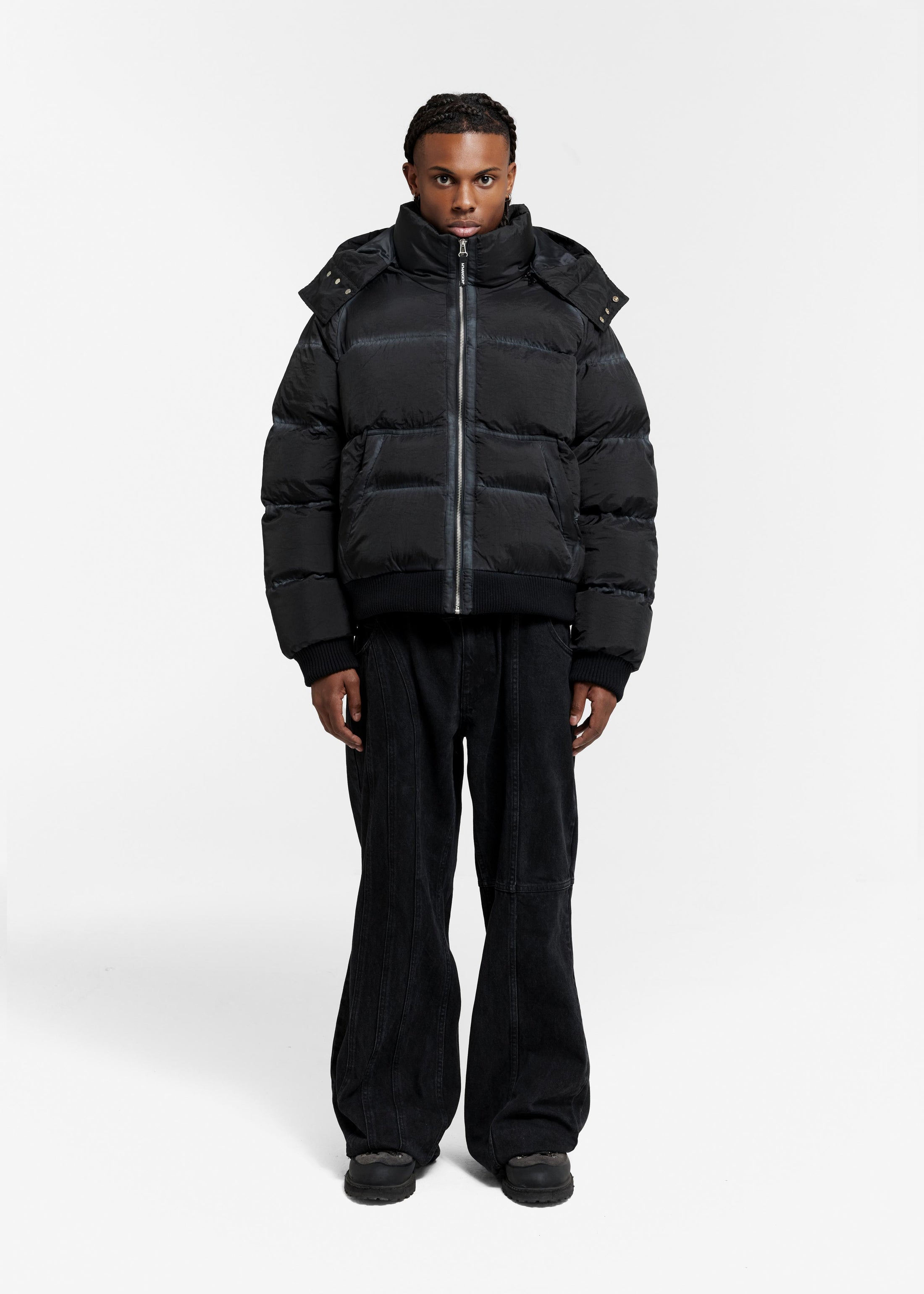 WASHED PUFFER BLACK