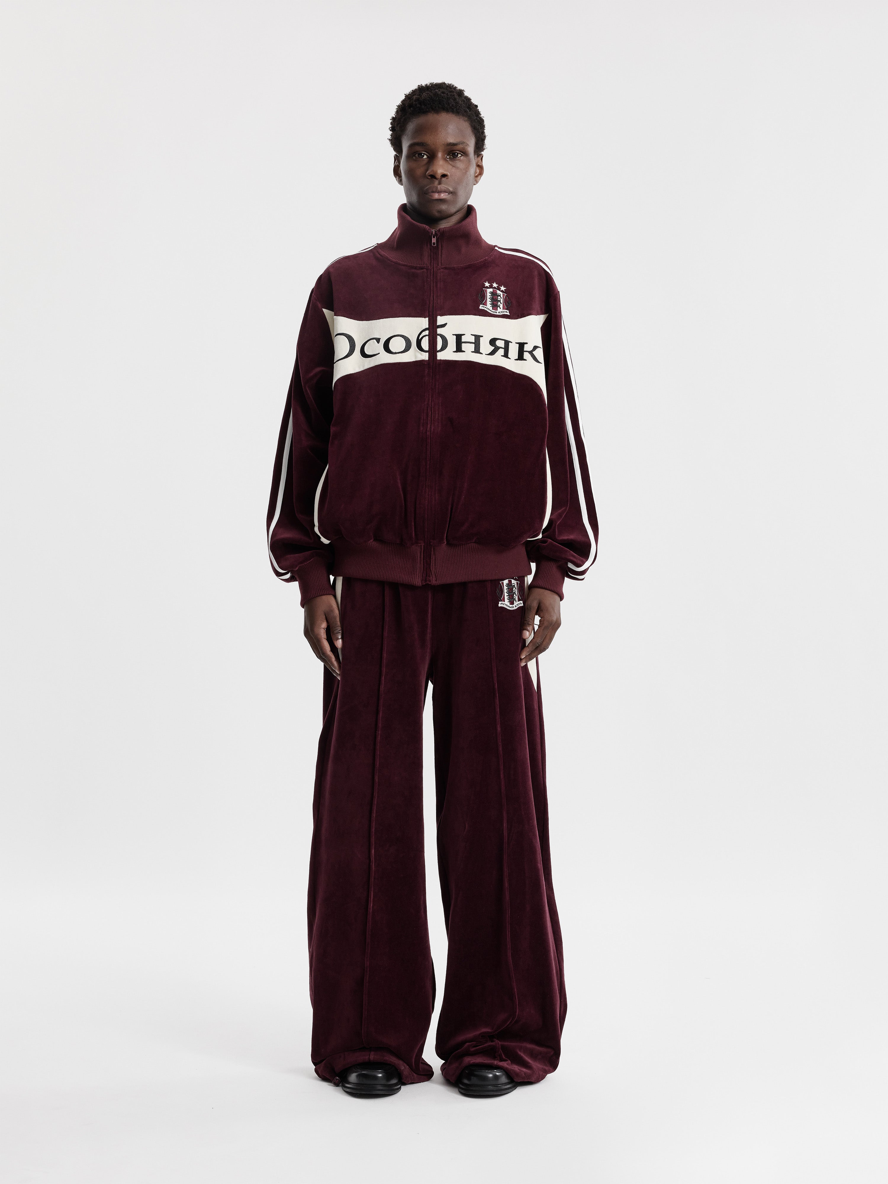OCOBHRK VELVET JACKET - BORDEAUX | Moonlight Mansion