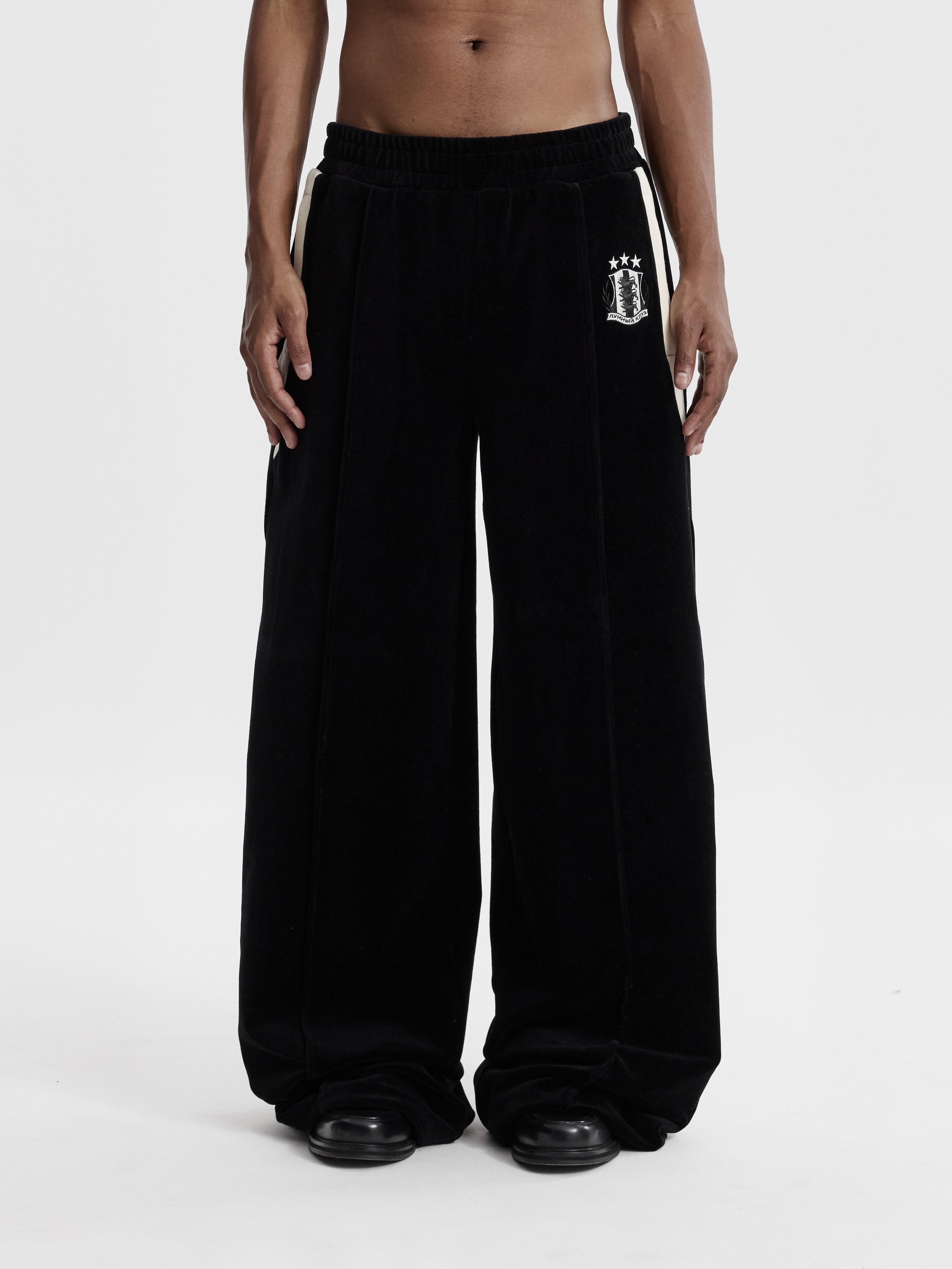 OCOBHRK VELVET PANTS - BLACK – Moonlight Mansion