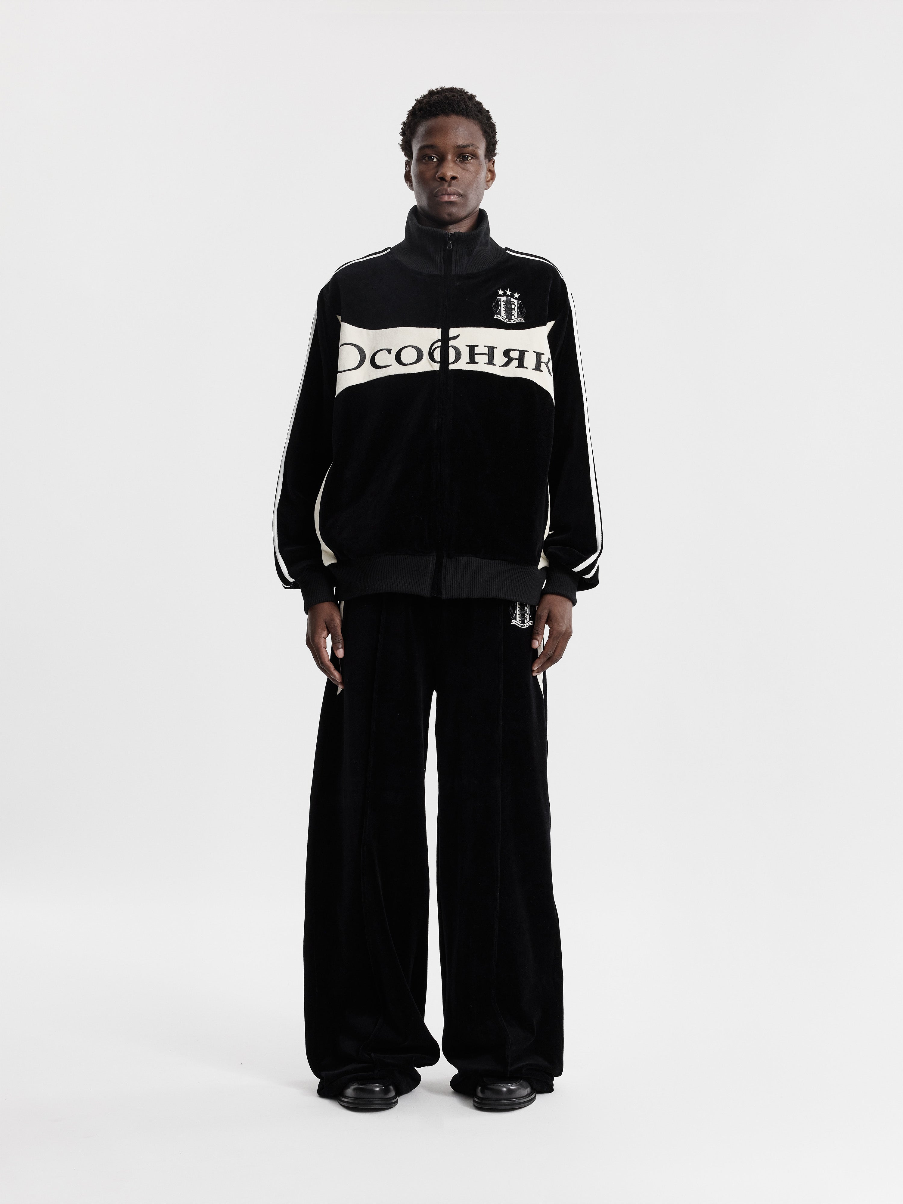 OCOBHRK VELVET JACKET - BLACK | Moonlight Mansion