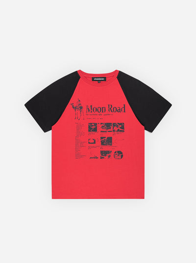 MOON ROAD T-SHIRT - RED