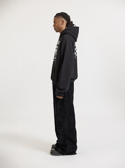 NIHILIST HOODIE - BLACK