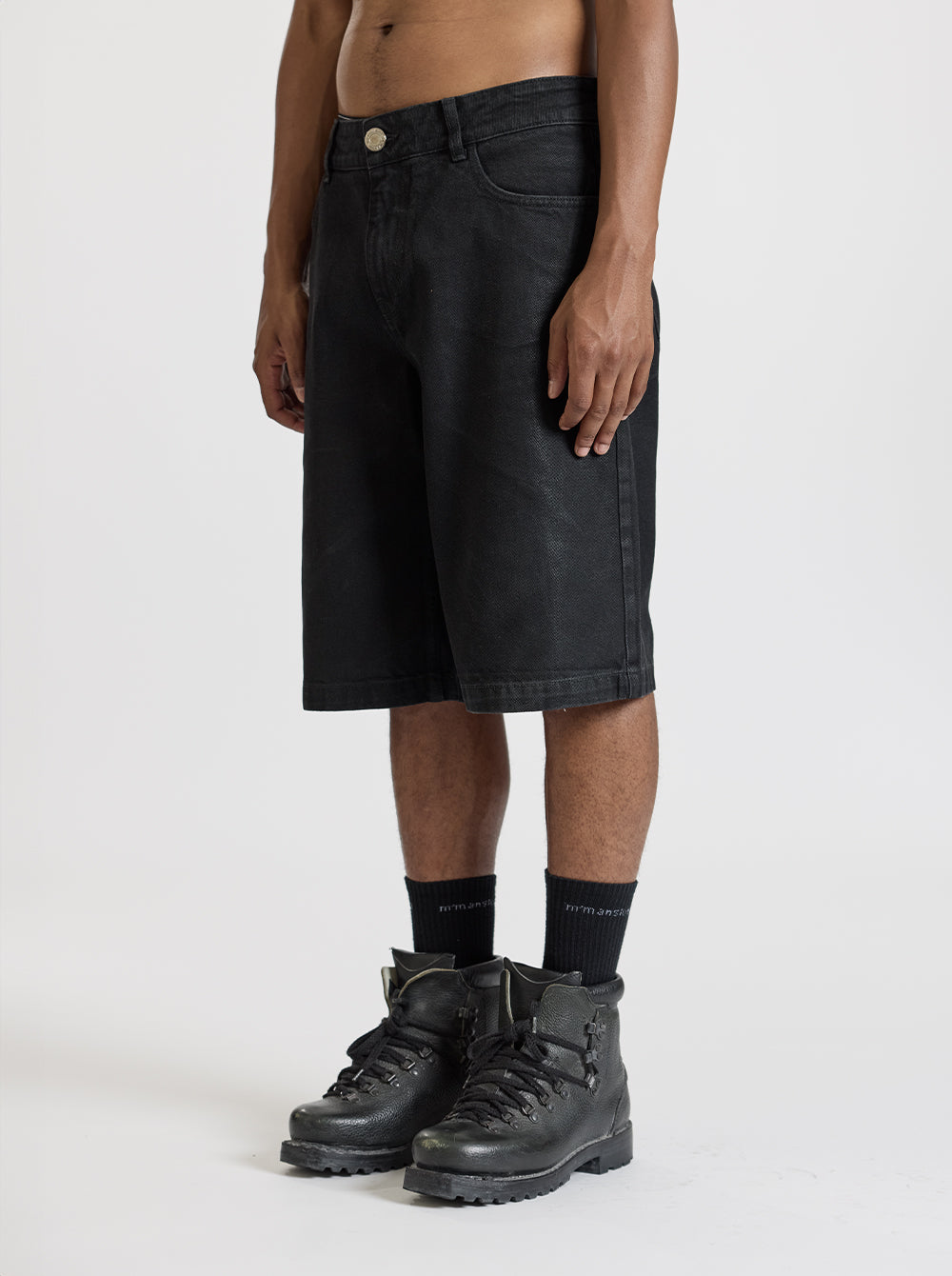 JORTS - WAXED BLACK